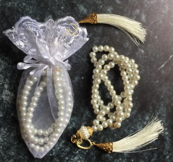 Tasbeeh Prayer Bead White Pearl