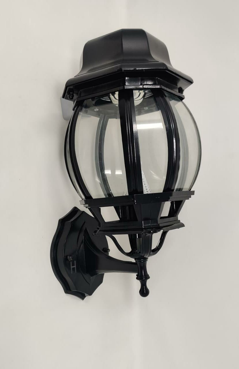 Light LED Wall Solar Black Flat Top Fixture