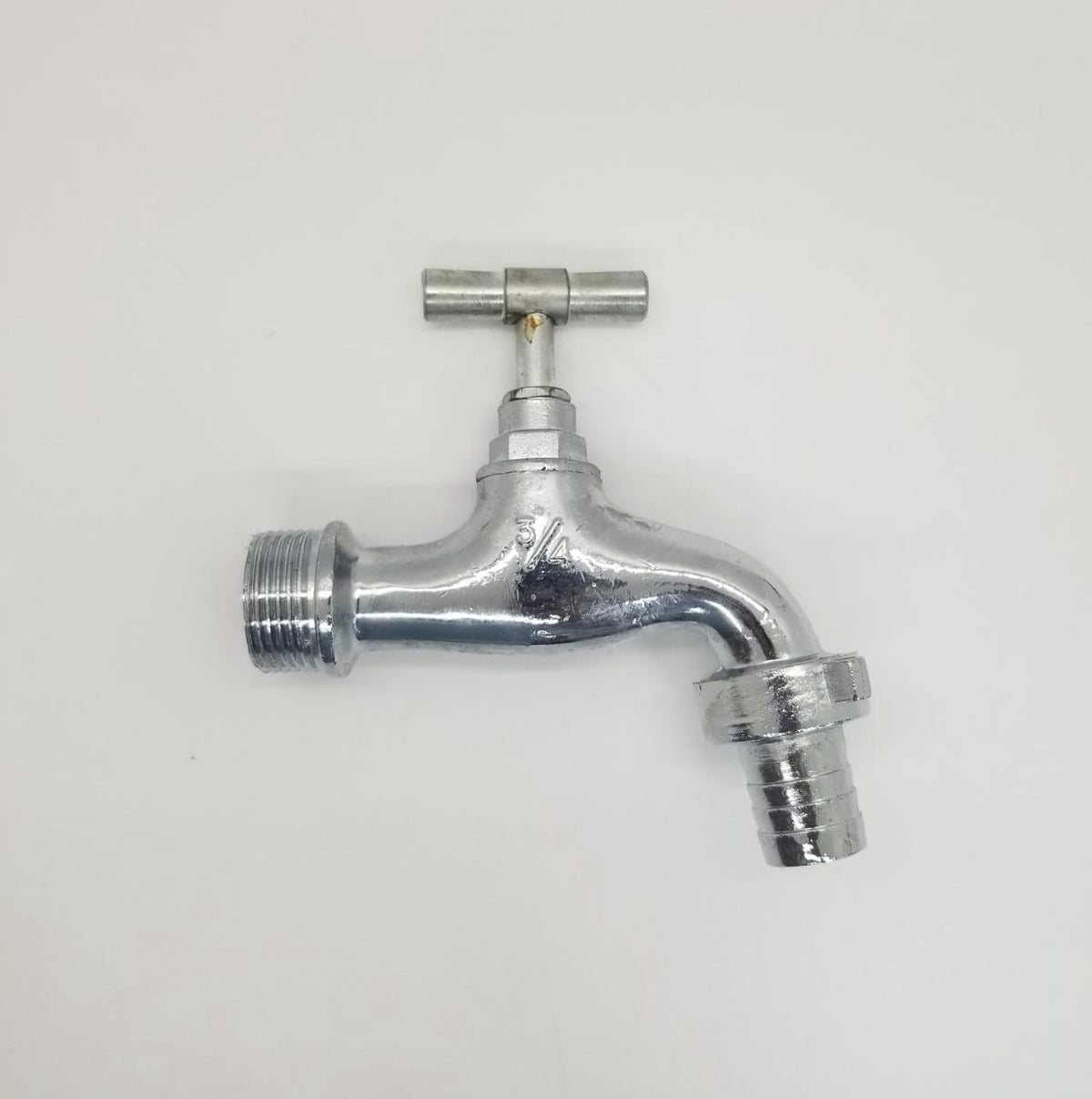 Bib Cork 3/4" Nickle W/HOSE Adapter