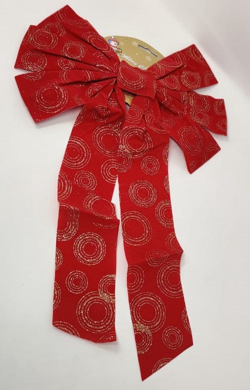 Christmas Decorations Bow Red EY25