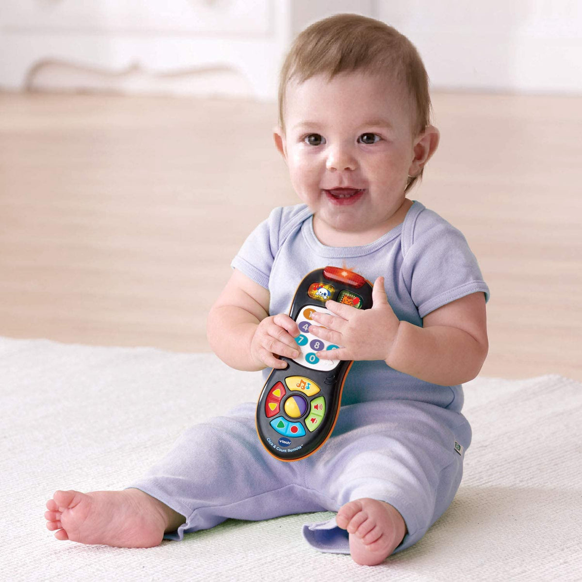 VTECH Toy Click and Count Remote, Black