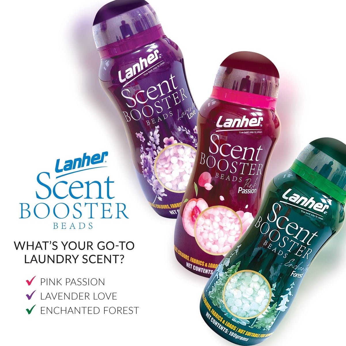 LANHER Scent Booster Beads Lavender Love 180G