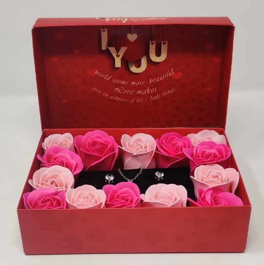 Gift Set Valentine Chain and Earring S18-14