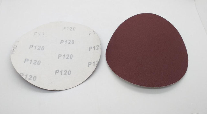 Sand Disc Velcro 6" P120 White Back