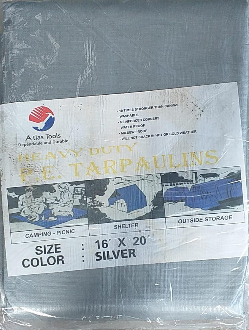ATLAS Tarpaulin Silver 16'X 20'