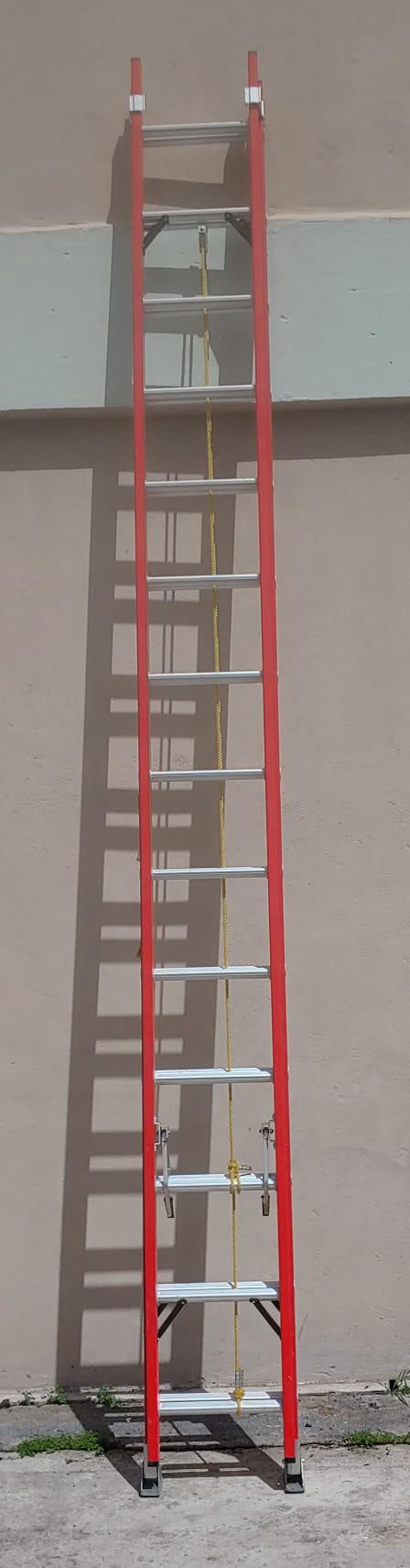 Ladder 28FT Extension Red Alum