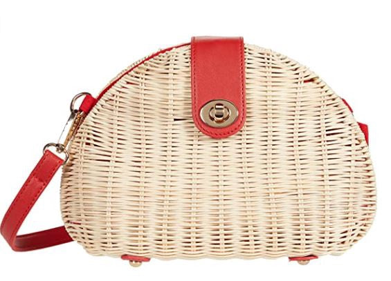 NANETTE LEPORE Bag Wicker Dome Crossbody