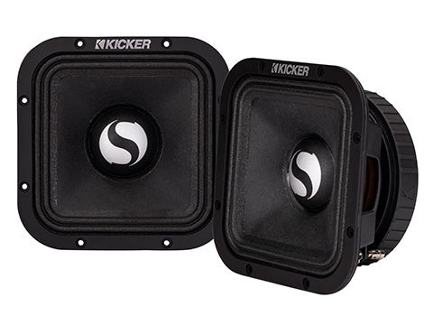 KICKER Speaker 7" 49ST7MR4 ST7MR4 Square Midrange 4OHMS Pair