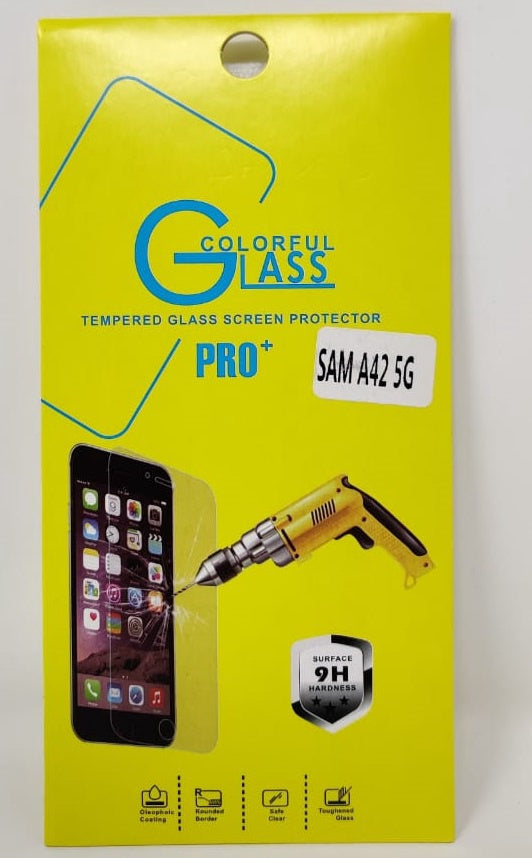 GENERIC Phone Screen Protector for Samsung A42 5G Tempered Glass Pro+ Colorful Glass