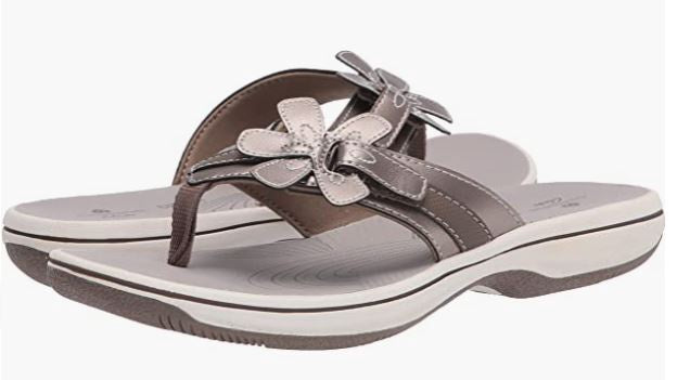 CLARKS Footwear Women Brinkley FLIP-FLOP Pewter