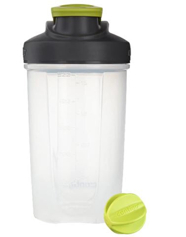 CONTIGO Shaker Bottle Shake & Go Fit Snap Lid 20 OZ Electric Green