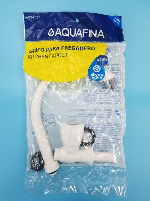 AQUAFINA BLUE Goose Neck Faucet 1/2" Plastic Aquafina A-GS-F02P