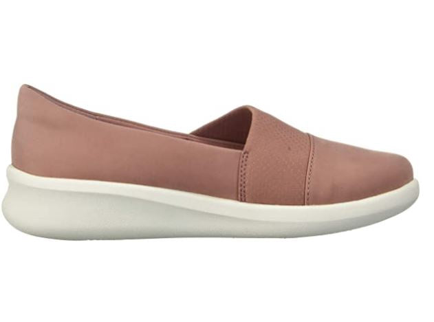 CLARKS Footwear Women's Sillian 2.0 Moon Loafer Flat Mauve Synthetic