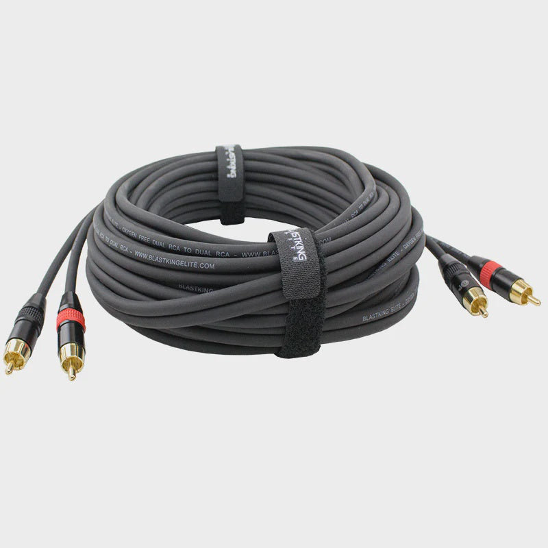 BLASTKING Lead 2 Rca Male to 2 Rca Male 20' IBKE-C2R2R-20