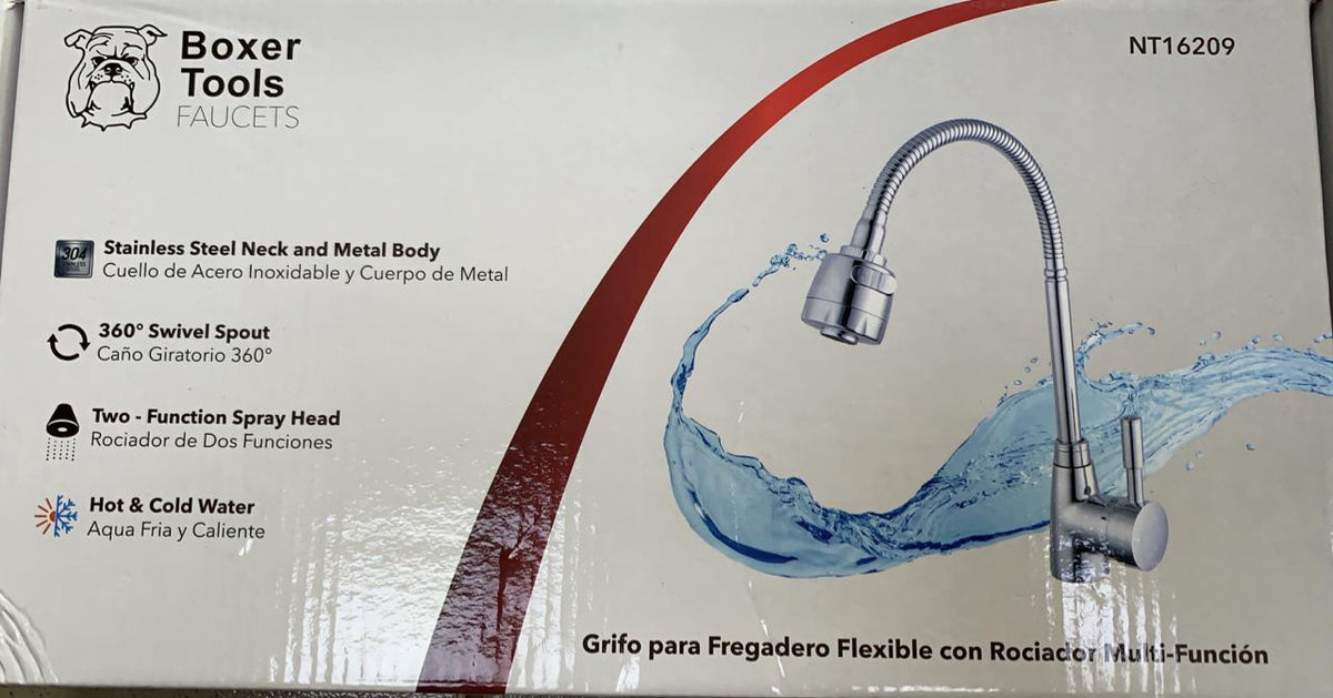 BOXER Goose Neck 1/2" Flex Head Tools NT16209 with Flex Hose