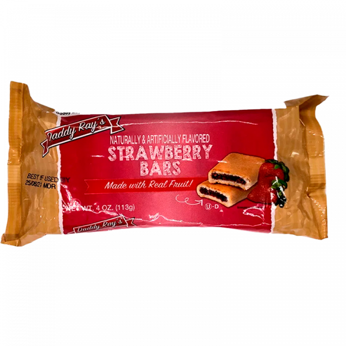 DADDY RAY'S Strawberry Bars 4OZ 113G