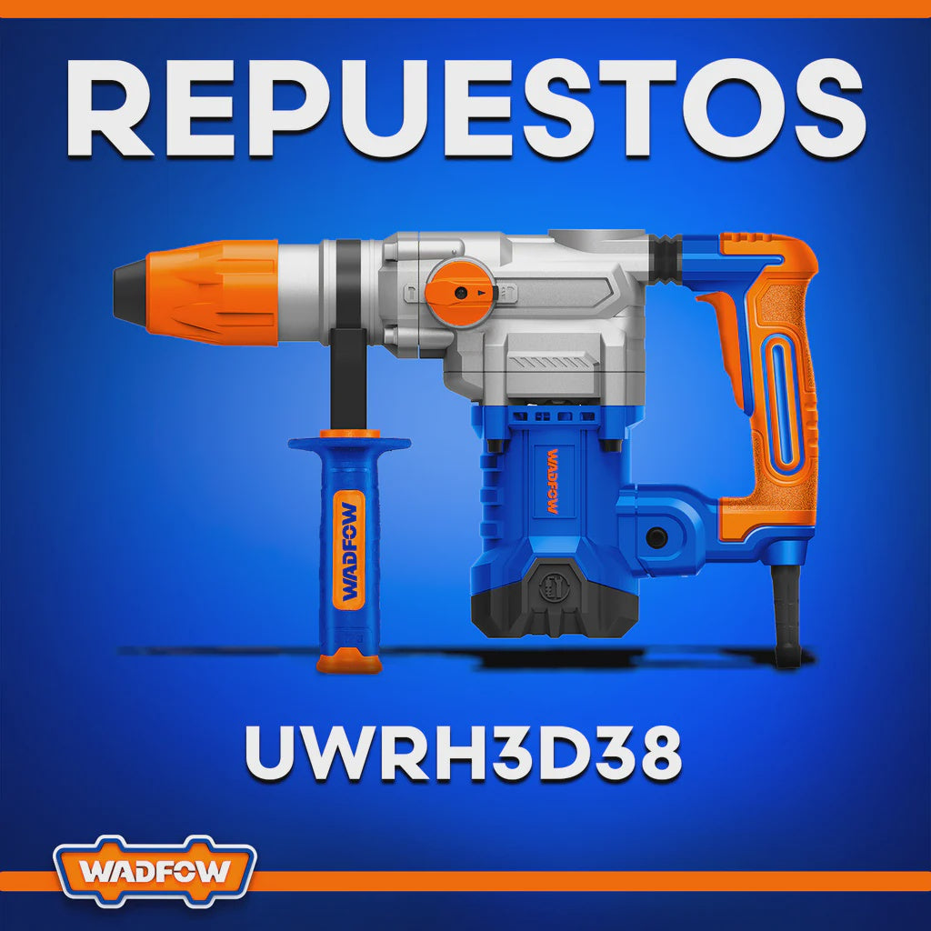 WADFOW Drill Gun UWRH3D38 1600W Hammer Rotary
