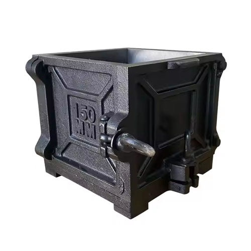 DEVOX Concrete Testing Cube Moulds 6" X 6" 150MM Sq Metal with Bolts HFC-CE001