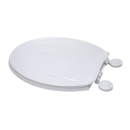 KIOTTO Toilet Seat Plastic Round GNT-A001 15.9"-17.5" Adjustable