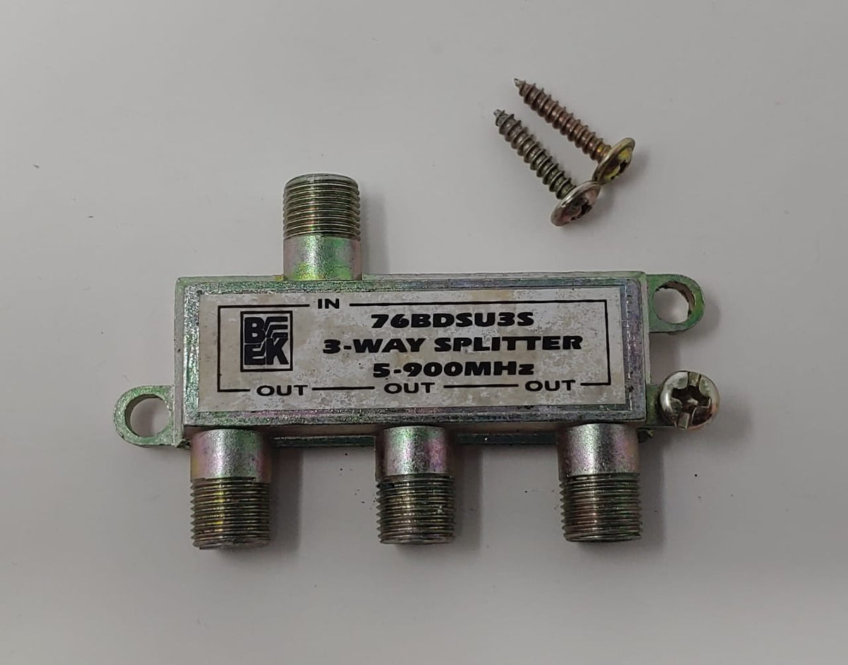 BLASTKING Splitter 3 Way TV I76-BDSU3S Antenna Antronix