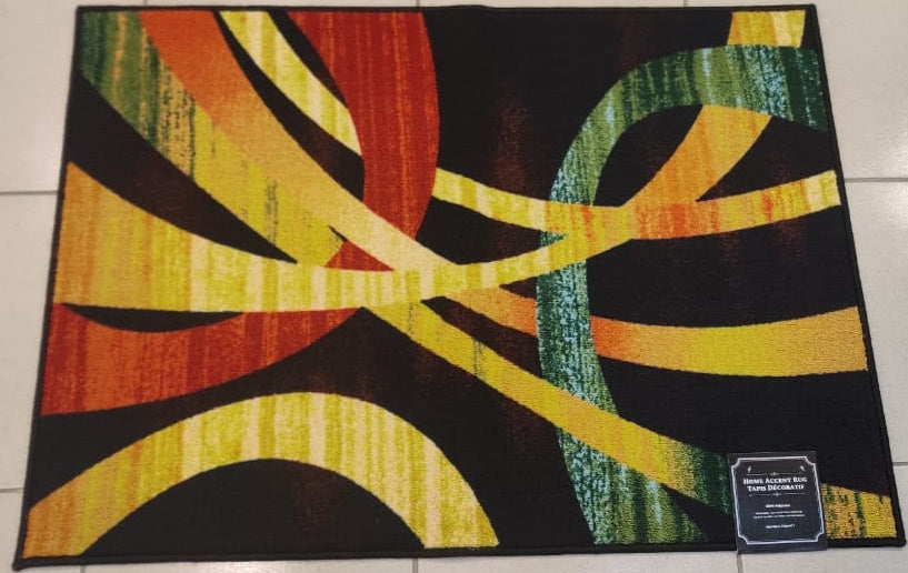 HOME ACCENT RUG Floor Mat 32 X 44" 80X112CM