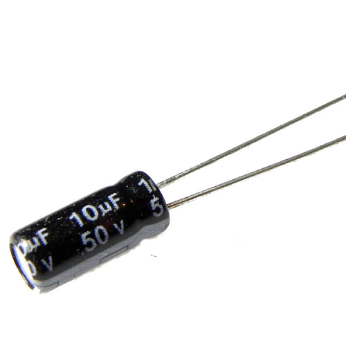 Capacitor 50V 10UF D#201