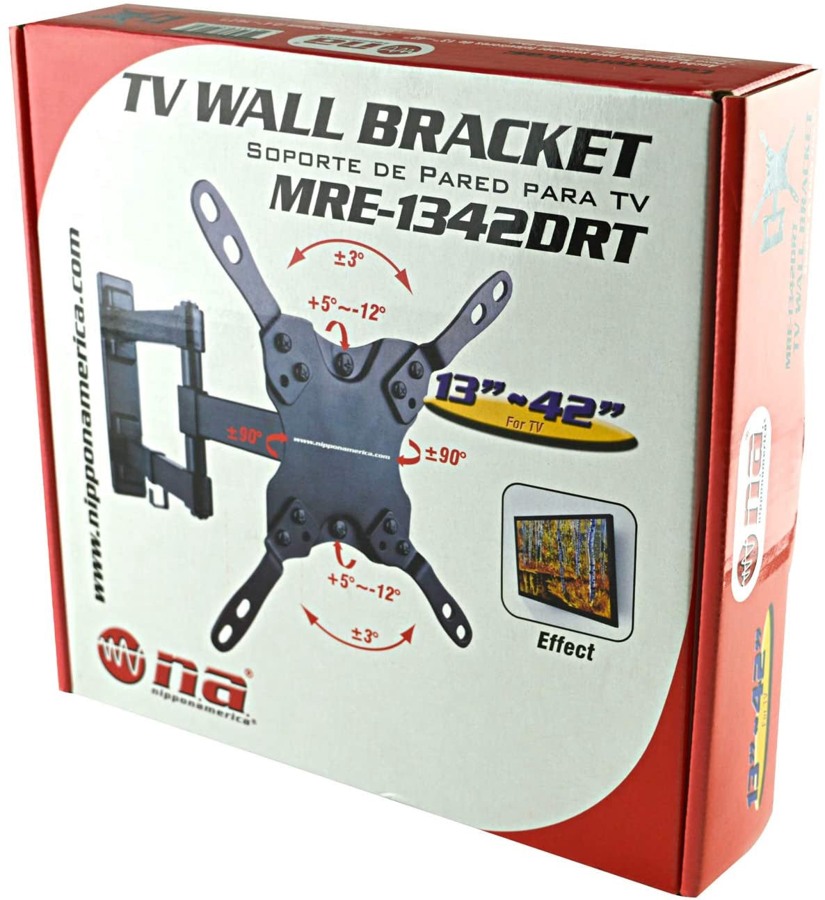 NIPPON AMERICA TV Wall Bracket MRE-1342DRT 13-42"