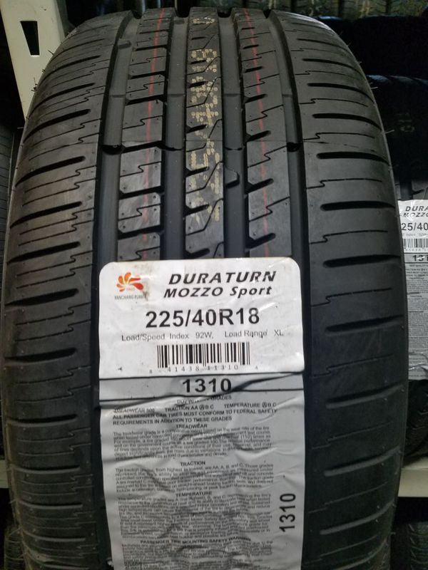 DURATURN Car Tyre R18 225/40R18 92W