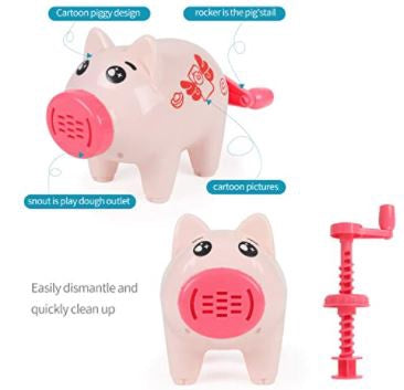 GENERIC Toy Kitchen Creation Pink Pig Play Food Set (Playdoh Not Included)