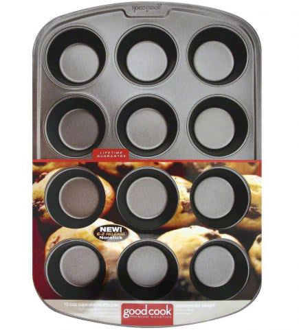 GOODCOOK Cake Pan Mini Muffin 04032 12 Cup