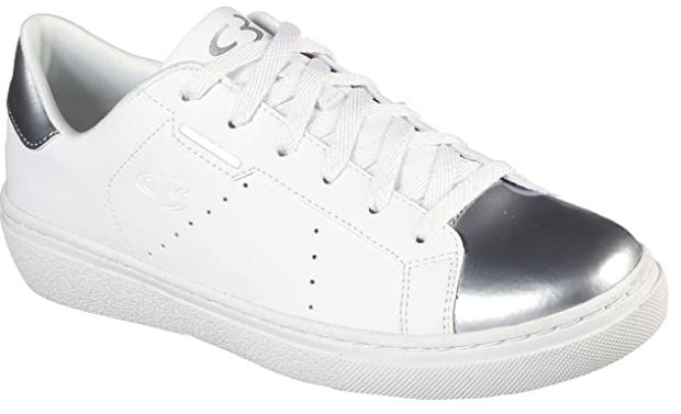 SKECHERS Footwear Concept 3 Women's Sneaker White & Silver Lace Up / 9