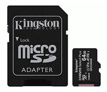 KINGSTON Computer Sd Micro Card 64GB with 1ADPTOR SDCS2/64GB