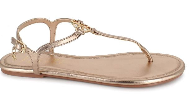 NANETTE LEPORE Footwear Women's Taylor Flat Sandal Gold