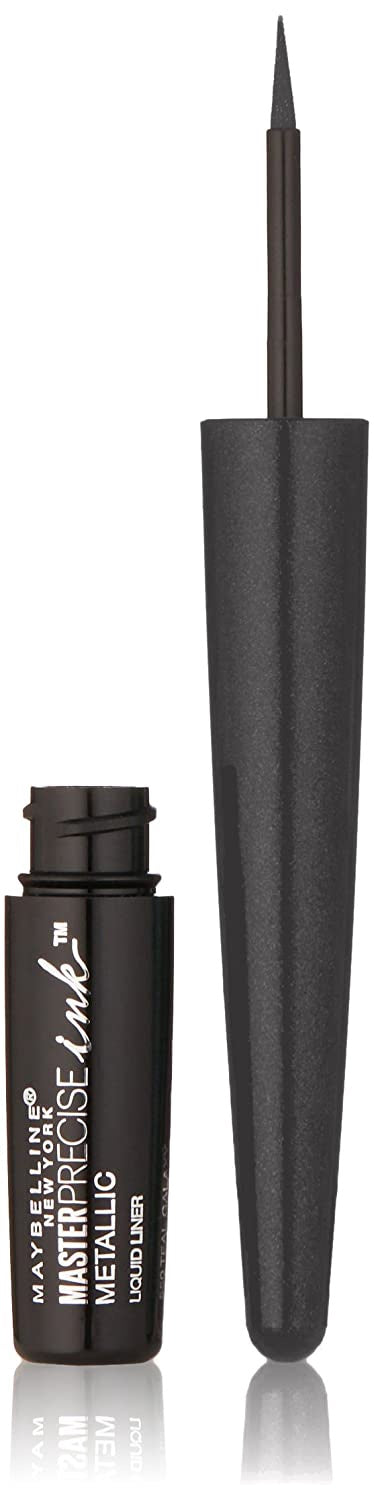 MAYBELLINE NEW YORK Makeup Eyeliner Master Precise Ink Metallic Liquid Liner, Black Comet, 0.06 Fluid Ounce