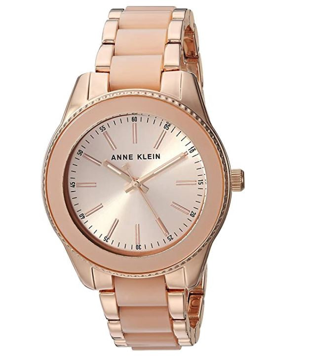 ANNE KLEIN Watch Women Resin Wristwatch AK/3214LPRG