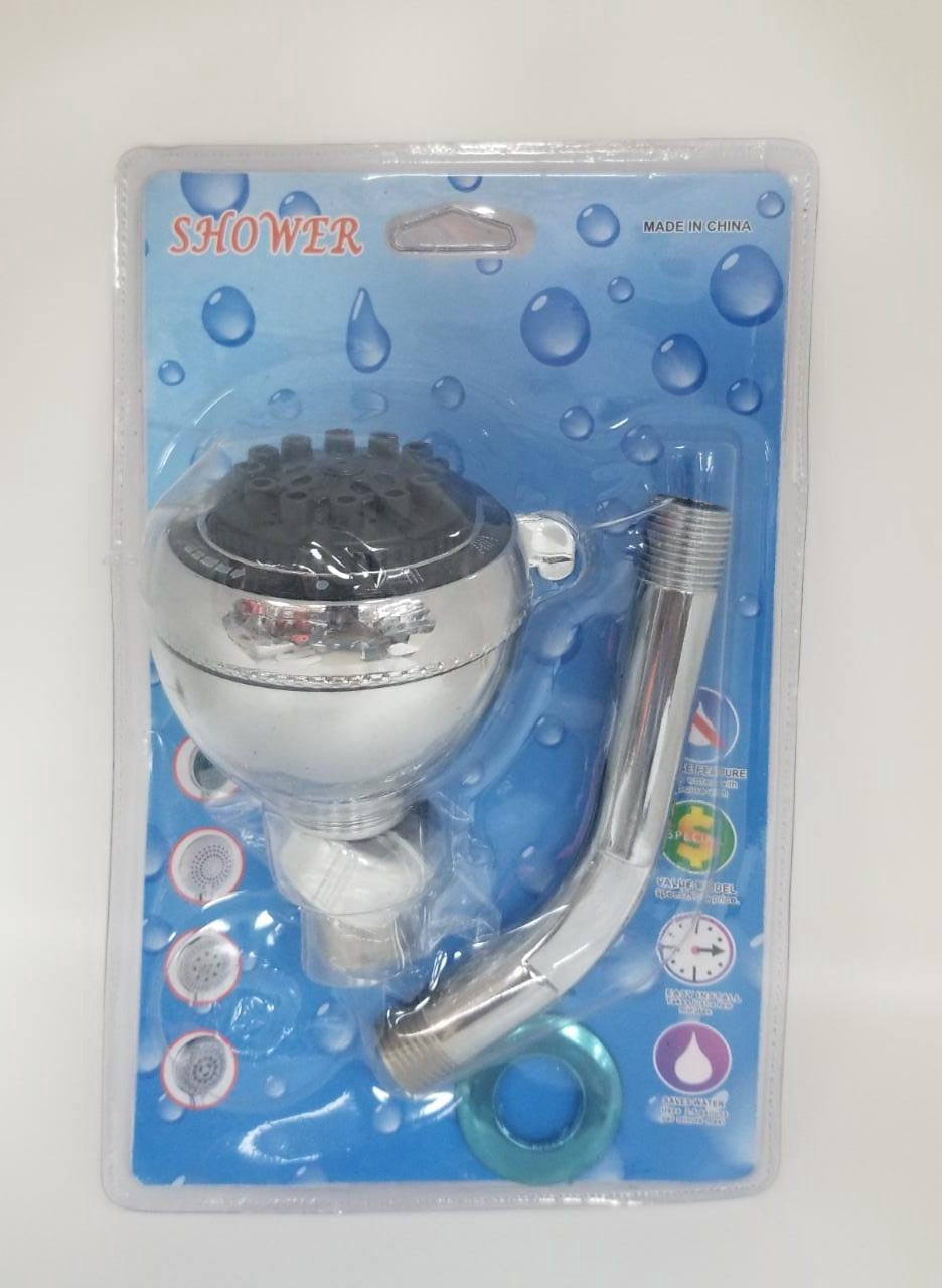 Shower Rose 1/2" Multi Function W/POLE