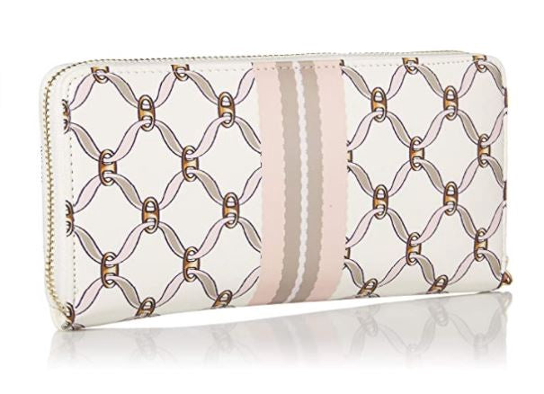 ANNE KLEIN Purse Slim Zip Wallet W/WRISTLET AKH3393 White Multi