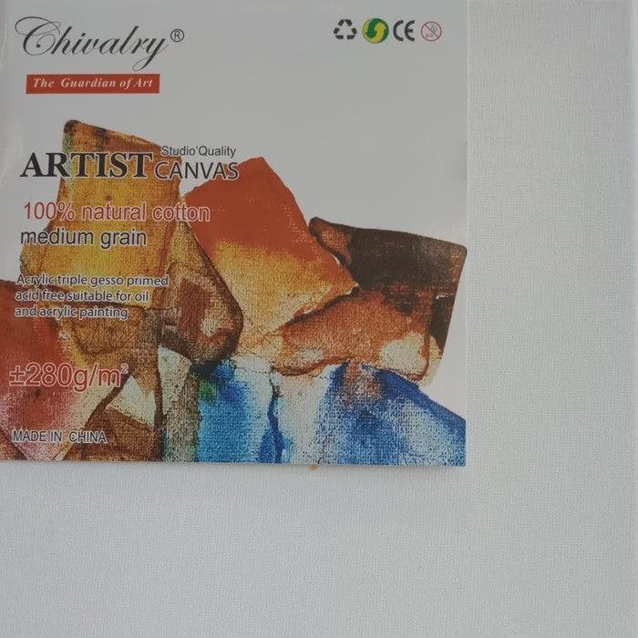 CHIVALRY Artist Canvas 50X60 CM 100% Cotton Medium Grain 280G/M2