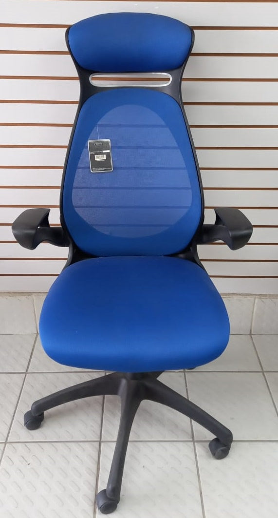 SOHO Chair Office Blue with Head & Arm Rest 972556