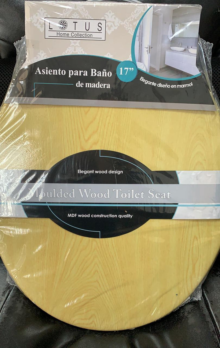 LOTUS Toilet Seat Wood #LT-7071 Wood Finish
