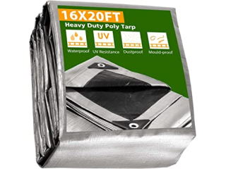 Tarpaulin Silver 16x20 20 275g