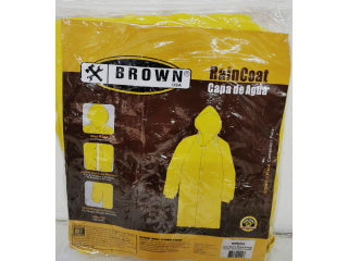Brown USA Rain Coat