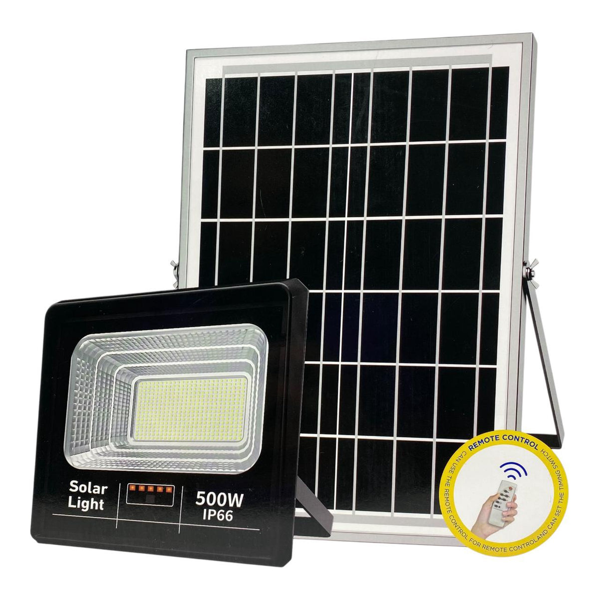 JORTAN Lamp LED Solar Flood 500W JT-91001-YY500W 6500K IP66