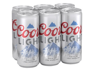 Coors Light 295ml Cans (24 Flat)