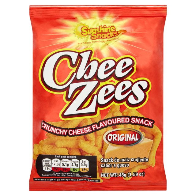 SUNSHINE SNACKS Cheezees 15G 0.5OZ
