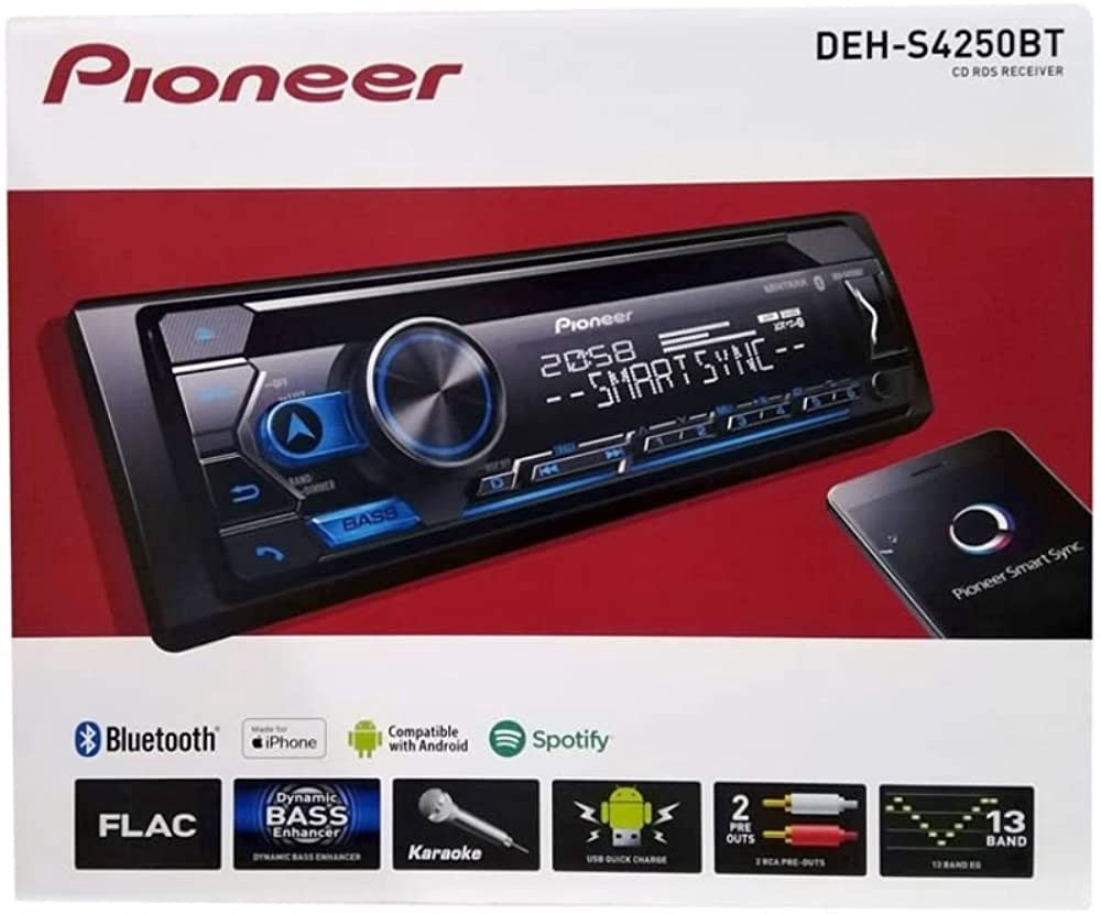 PIONEER C.d Player Car DEH-S4250BT USB