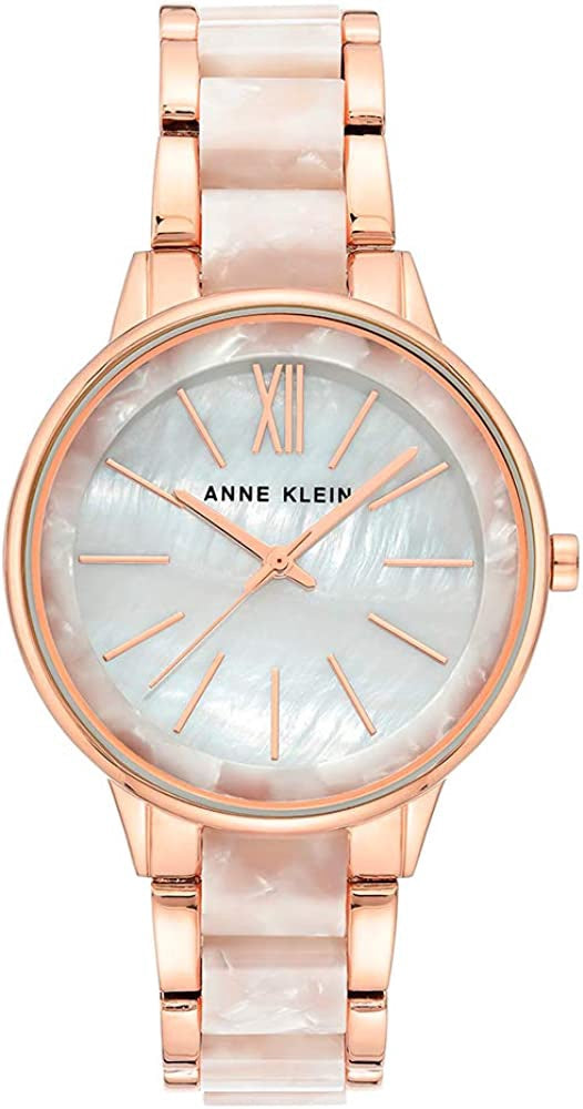 ANNE KLEIN Watch Women Bracelet Resin 1412RGWT