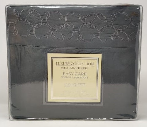LUXURY COLLECTION Bedsheet Set King 4-PIECE Easy Care