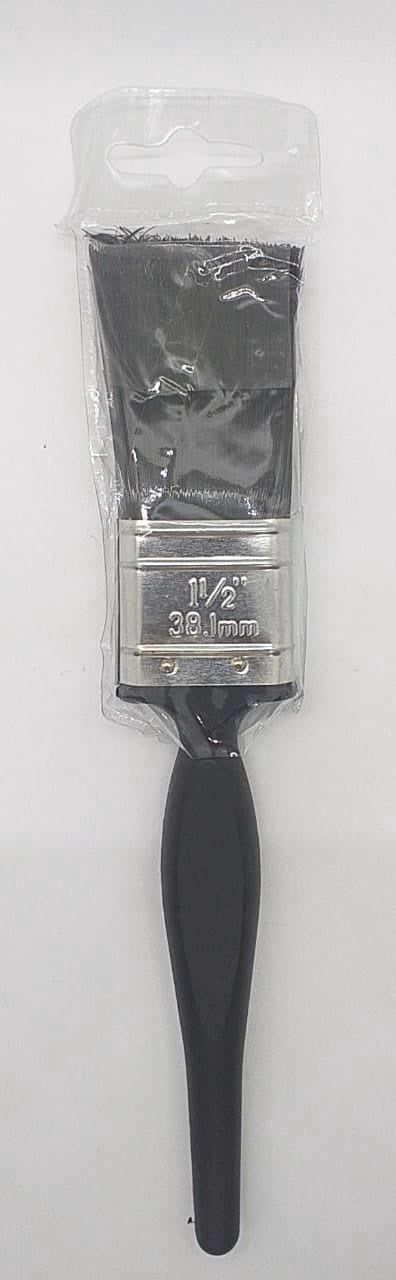 Paint Brush 1 1/2" Black Plastic Handle