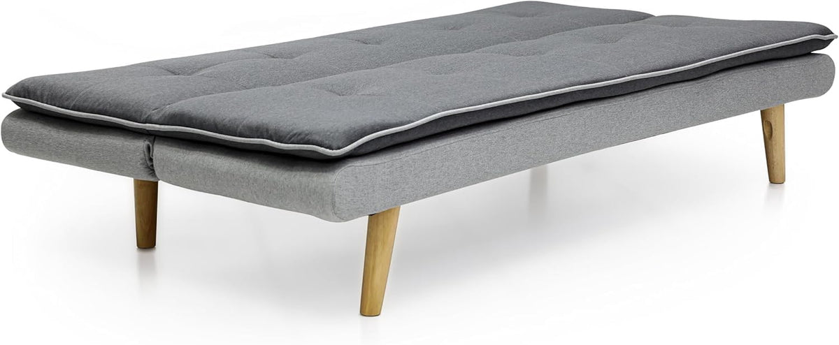 Sofa Bed XL-1550-3 Grey Futon 3-SEATER